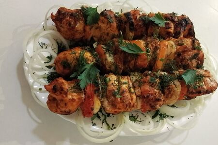 Сувлаки из курицы на мангале