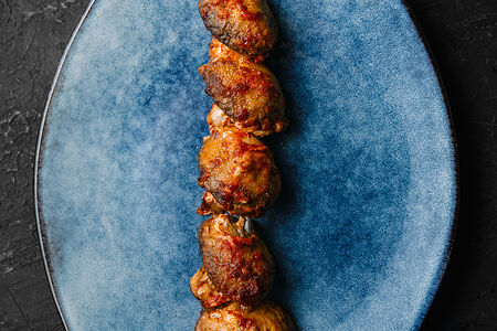 Грибы на углях