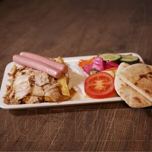 Шаверма на тарелке Xxl