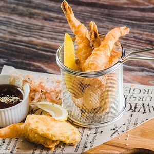 Тигровые креветки в темпуре