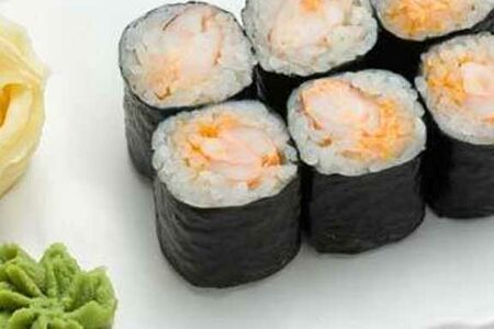 Мини-ролл с острой креветкой