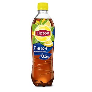 Lipton чай чёрный с лимоном