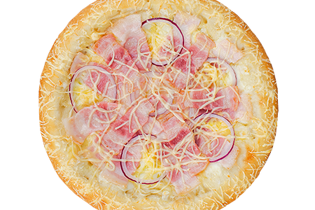 Карбонара на пышном тесте 25 см