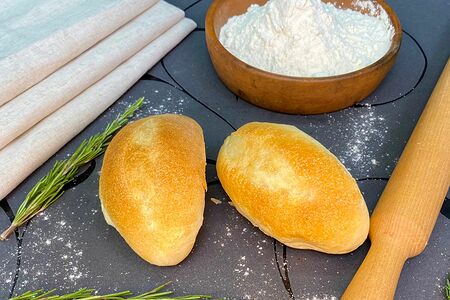 Хлебные булочки из белого хлеба