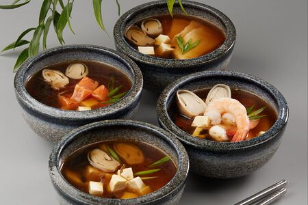 Мисо-суп с курицей