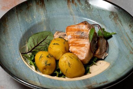 Сёмга на гриле