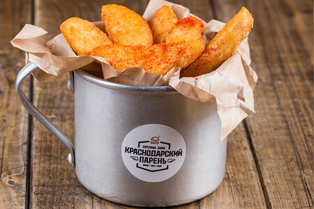 Картофель по-деревенски чесночный