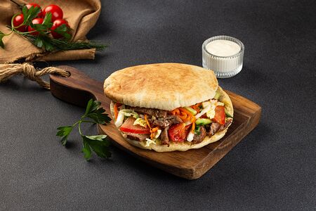 В пите с говядиной