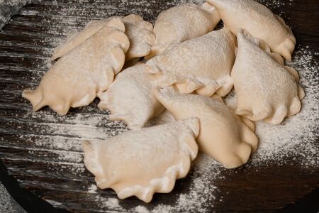 Вареники с картофелем и беконом