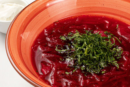 Постный борщ