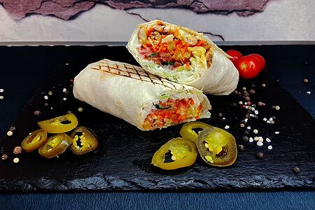 Шаурма по-мексикански с курицей