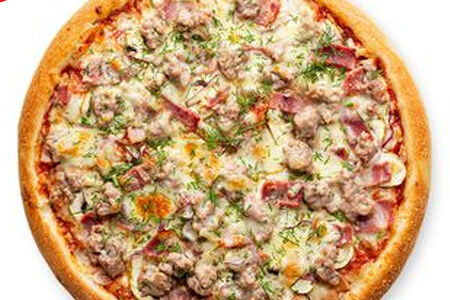 Пицца Деревенская двойная начинка