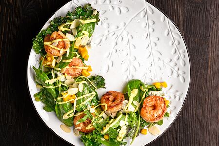 С тигровыми креветками