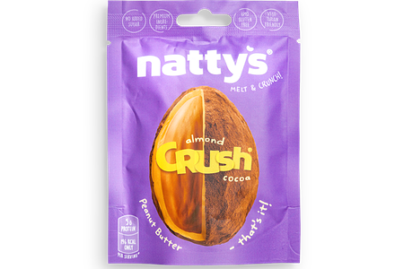 Драже Nattys c миндалем в арахисовой пасте и какао