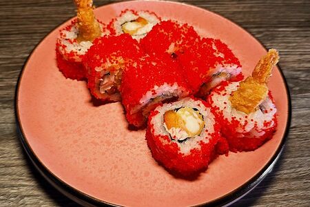 Холодный ролл Спайси-шримп