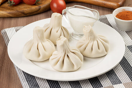 Хинкали из телятины и свинины