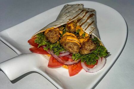 Шаурма с креветками