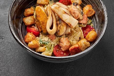 Цезарь с морепродуктами