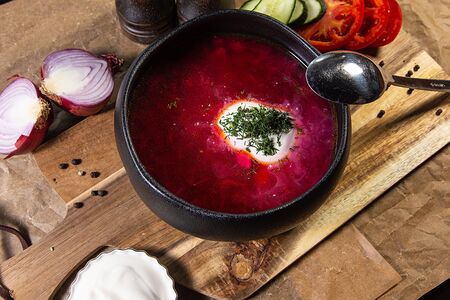 Борщ с говядиной