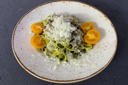 Шпинатные феттуччини