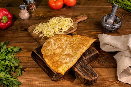 Чебурек с моцареллой