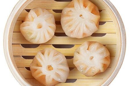 Лосось и креветка