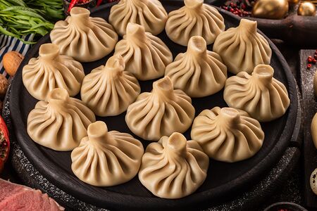 Хинкали с бараниной (жареные)