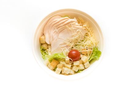 Салат Цезарь с курицей