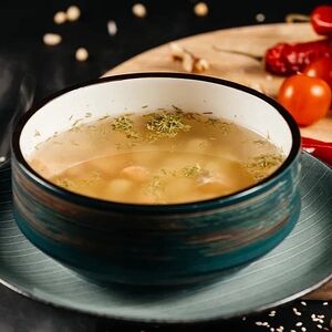 Уха с лососем