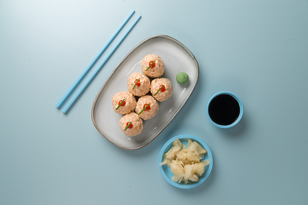 Острый ролл с гребешком