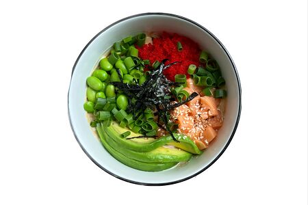 Поке с лососем