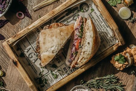 Сендвич на чиабатте