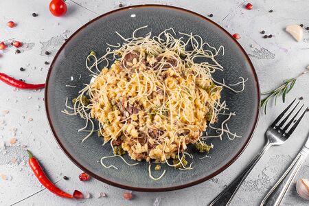 Ризотто с томленой телятиной