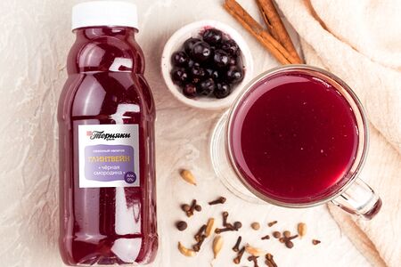 Глинтвейн черносмородиновый (безалкогольный, холодный)