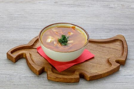 Суп с лапшой по-домашнему