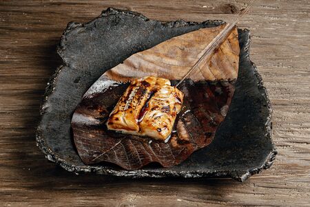 Черная треска мисо-терияки