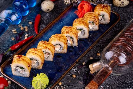 Ролл с курицей 8 шт