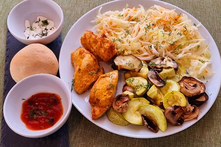 Комбо с шашлыком из курицы