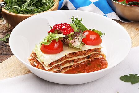 Постная лазанья