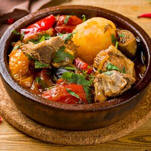 Чанахи с бараниной 