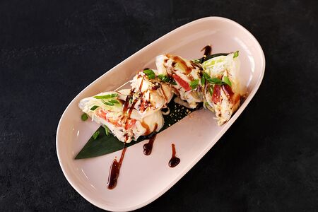 Нэмы с куриной грудкой и креветками