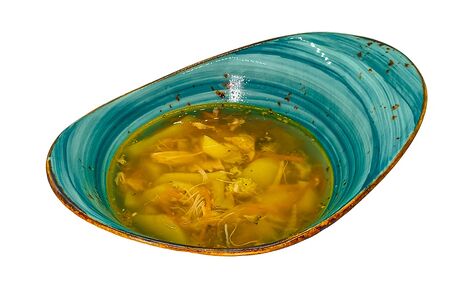 Куриный суп с брокколи и кукурузой