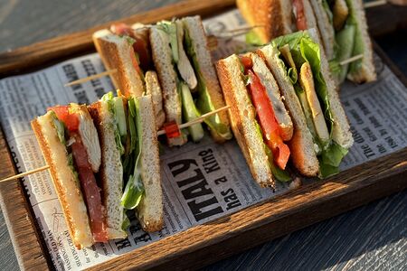 Клаб-сэндвич с курицей