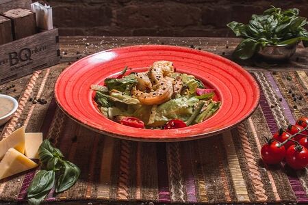 Цезарь с креветками