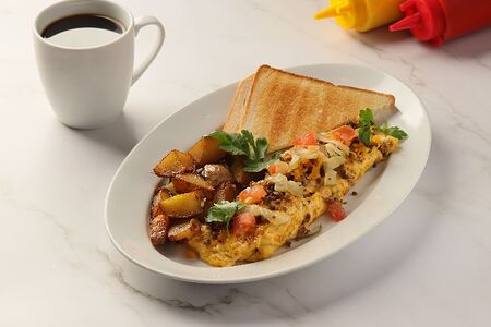 Чизбургер омлет