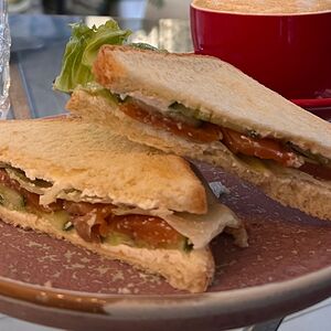 Сэндвич с сёмгой