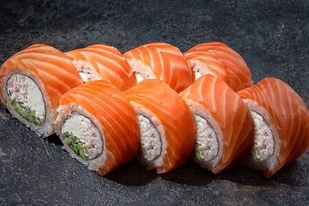 Ролл Филадельфия с крабом