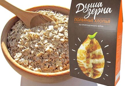 Хлопья полбяные из пророщенного зерна