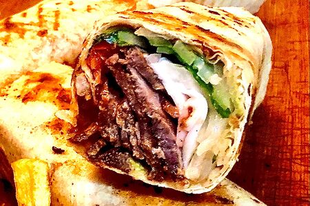 Донер с говядиной и бараниной