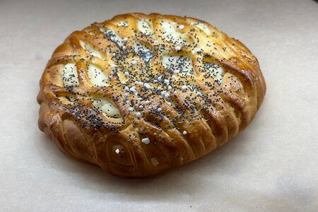 Пирог маково-творожный